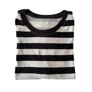 NWT Hollister Oversized Striped Crop Tee